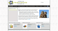 Desktop Screenshot of centrodeneurocienciassociales.org